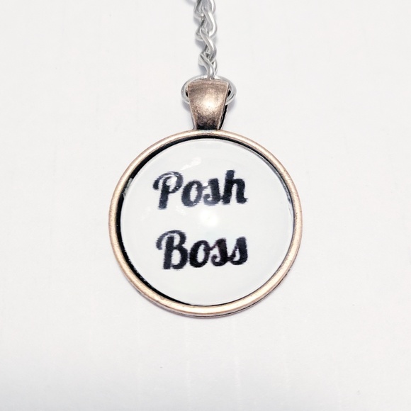 Posh Boss Keychain/Handbag Charm Antique Copper - Picture 3 of 6